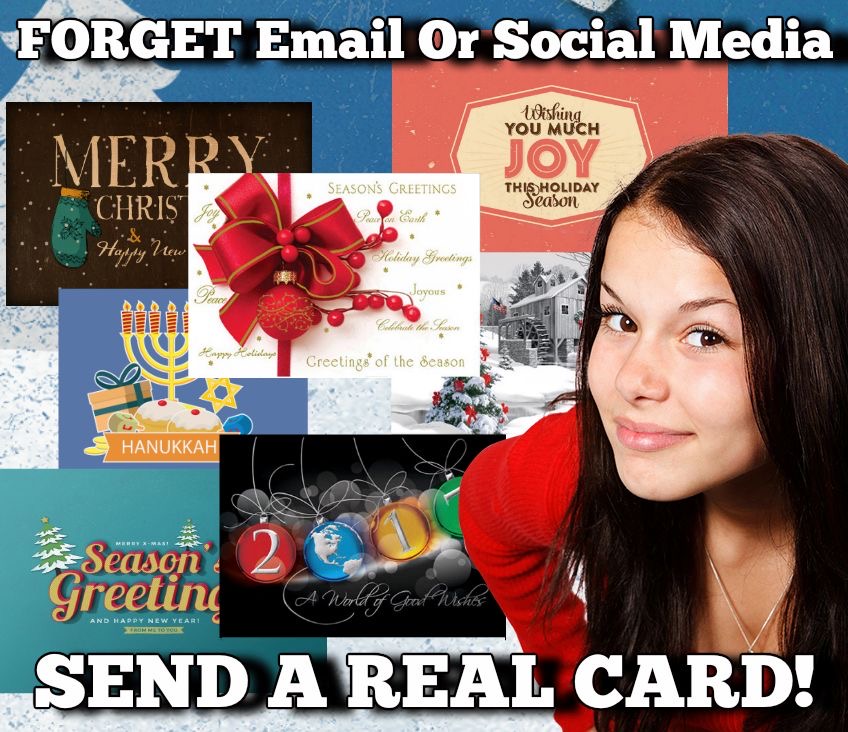 HOLIDAY CARDS Forget Social Media