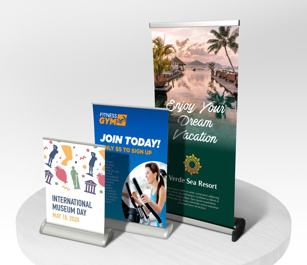 Large Format-Displays and Events Retractible Banners Large Format-Displays and Events Retractible Banners